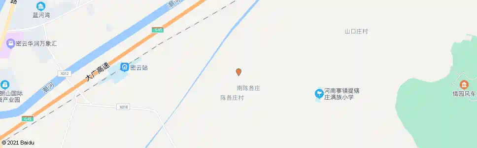 北京陈各庄西_公交站地图_北京公交_妙搜公交查询2025