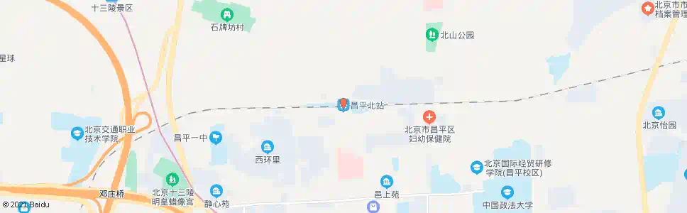 北京昌平北站路东口_公交站地图_北京公交_妙搜公交查询2025