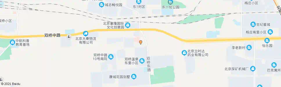 北京双桥医院_公交站地图_北京公交_妙搜公交查询2025