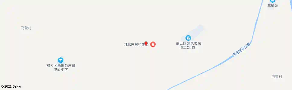 北京河北庄_公交站地图_北京公交_妙搜公交查询2025