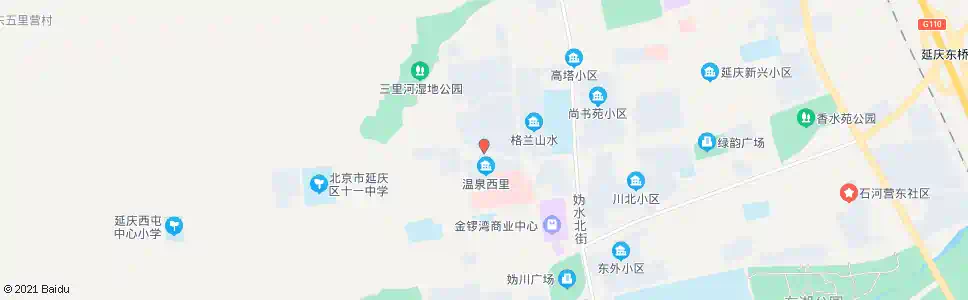 北京温泉西里_公交站地图_北京公交_妙搜公交查询2025