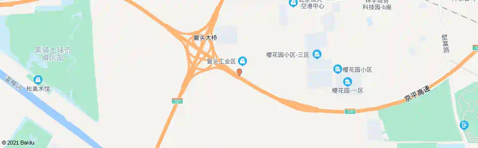 北京管头村北口_公交站地图_北京公交_妙搜公交查询2025