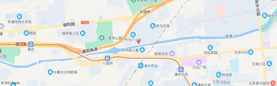 北京竹木场小区南门_公交站地图_北京公交_妙搜公交查询2025