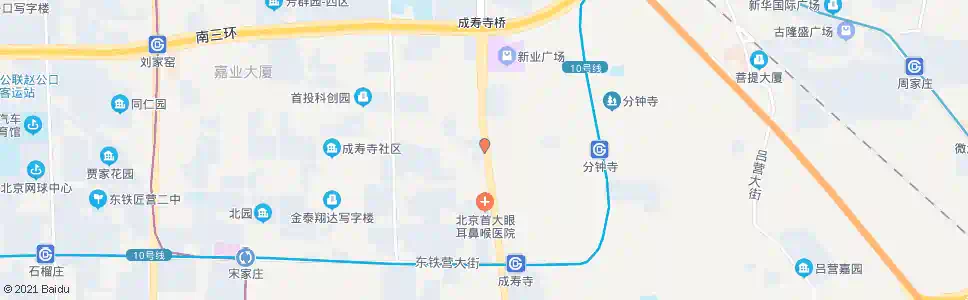 北京成寿寺路中街_公交站地图_北京公交_妙搜公交查询2025