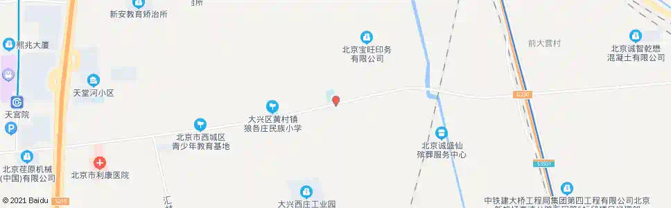 北京狼各庄东口_公交站地图_北京公交_妙搜公交查询2025