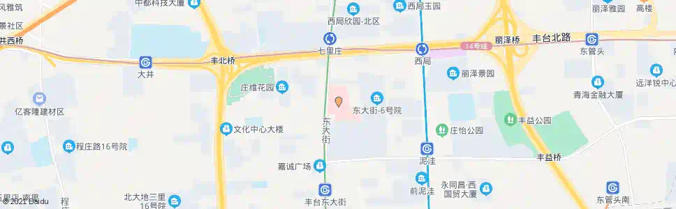 北京东大街北口(307医院)_公交站地图_北京公交_妙搜公交查询2025