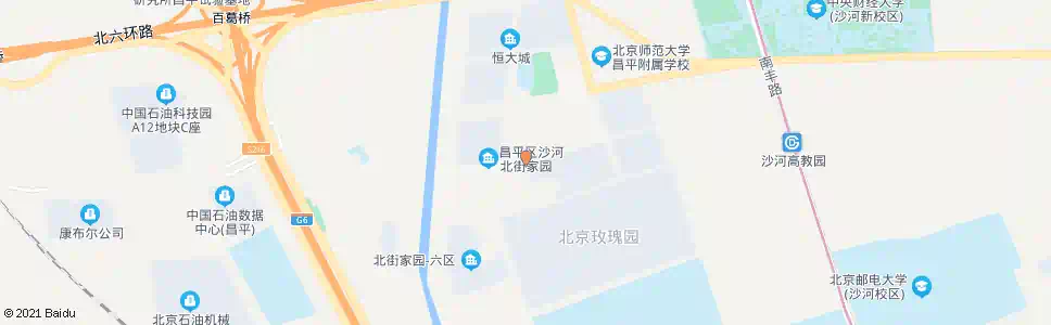 北京高教园北二街_公交站地图_北京公交_妙搜公交查询2025