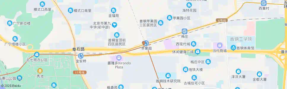 北京地铁果园站_公交站地图_北京公交_妙搜公交查询2025