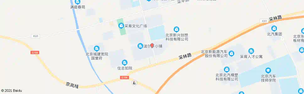 北京波尔多小区_公交站地图_北京公交_妙搜公交查询2025