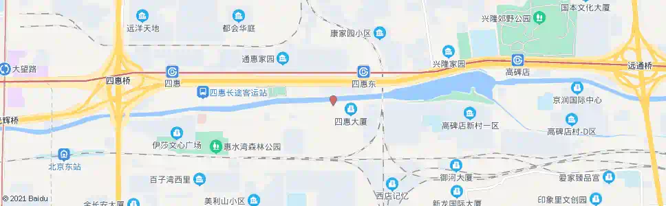 北京通惠桥东_公交站地图_北京公交_妙搜公交查询2025