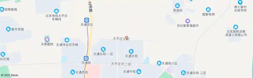 北京天通北苑二区北门_公交站地图_北京公交_妙搜公交查询2025