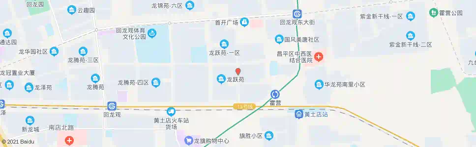 北京龙跃苑三区东门_公交站地图_北京公交_妙搜公交查询2025