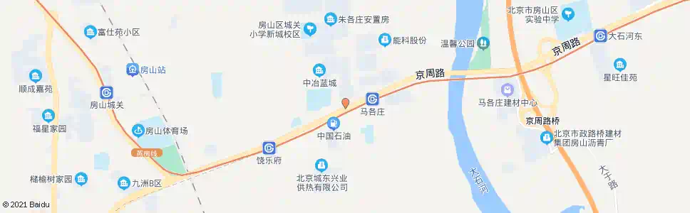 北京城关街道办事处_公交站地图_北京公交_妙搜公交查询2025