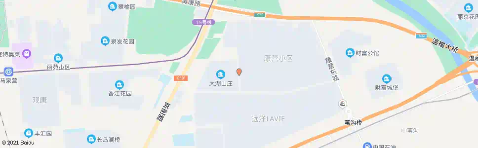 北京康营家园中街_公交站地图_北京公交_妙搜公交查询2025