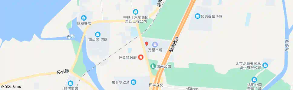 北京南华市场_公交站地图_北京公交_妙搜公交查询2025
