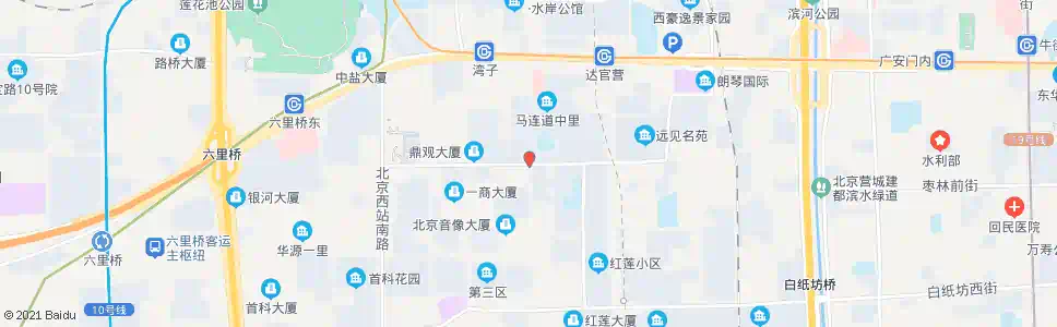 北京马连道中里_公交站地图_北京公交_妙搜公交查询2025