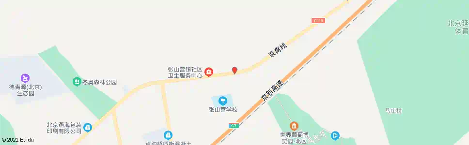 北京张山营_公交站地图_北京公交_妙搜公交查询2025