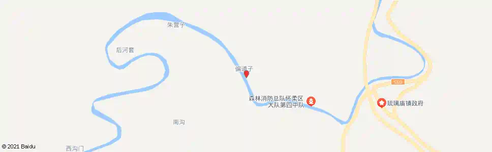 北京偏道子_公交站地图_北京公交_妙搜公交查询2025