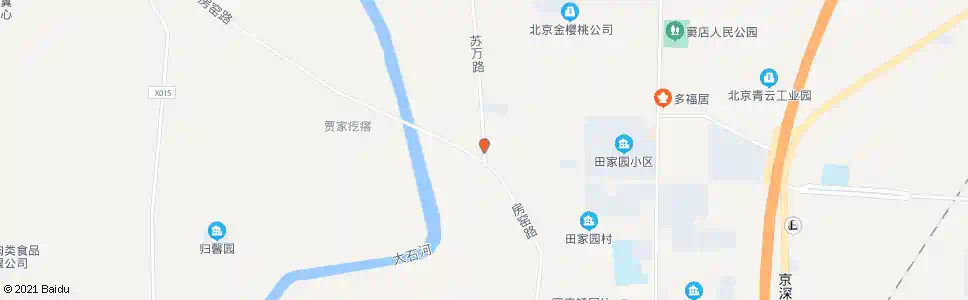 北京田家园_公交站地图_北京公交_妙搜公交查询2025