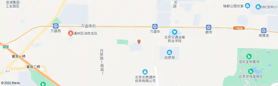 北京通州古玩城北_公交站地图_北京公交_妙搜公交查询2025