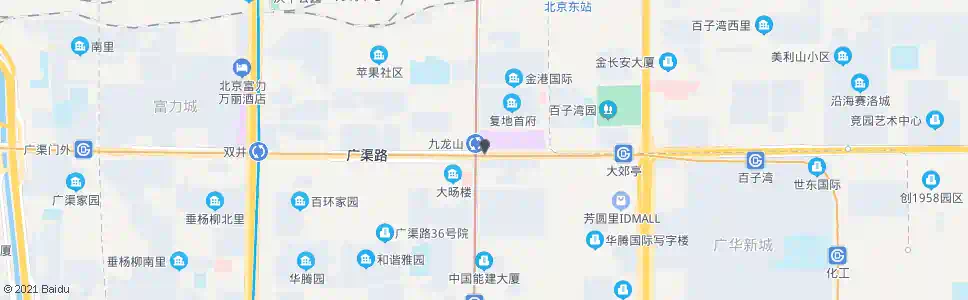 北京九龙山站_公交站地图_北京公交_妙搜公交查询2025