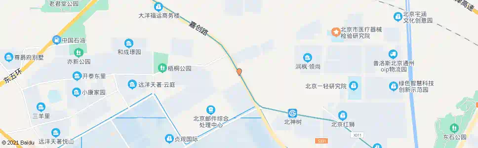 北京北神树西口_公交站地图_北京公交_妙搜公交查询2025