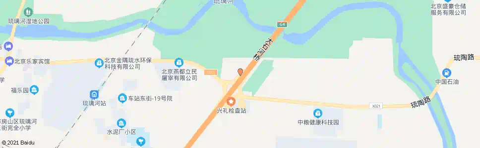 北京京港澳高速琉璃河出口_公交站地图_北京公交_妙搜公交查询2025