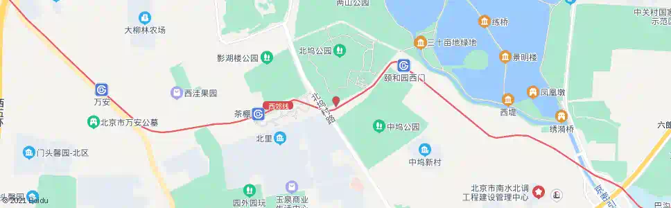 北京北坞村西站_公交站地图_北京公交_妙搜公交查询2025