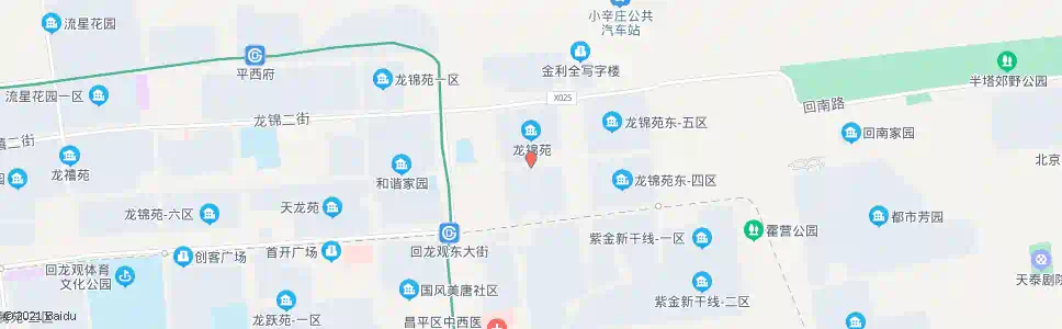 北京龙锦苑东二区南门_公交站地图_北京公交_妙搜公交查询2025