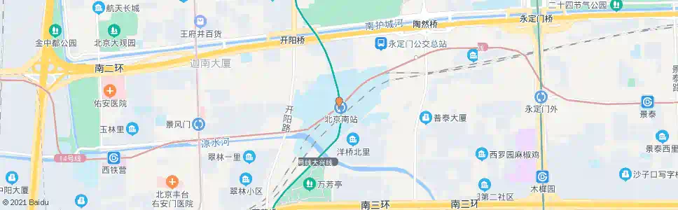 北京开古庄南站_公交站地图_北京公交_妙搜公交查询2025