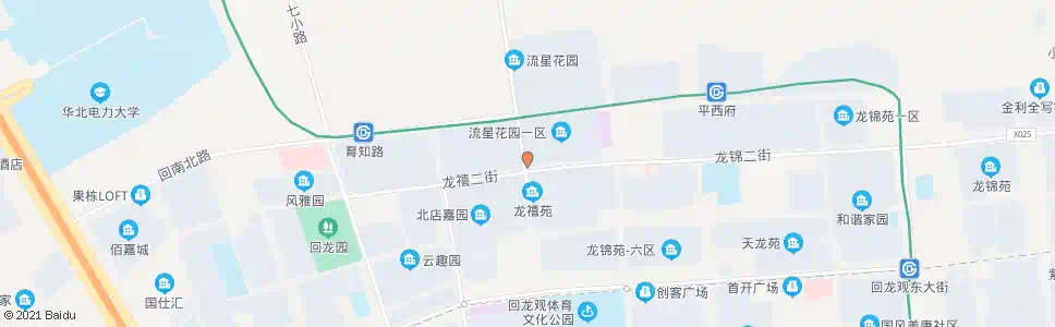 北京流星花园_公交站地图_北京公交_妙搜公交查询2025