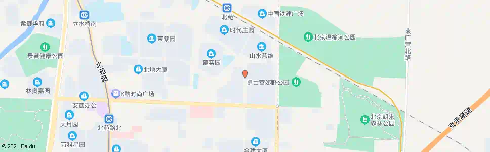 北京朝来家园东区_公交站地图_北京公交_妙搜公交查询2025