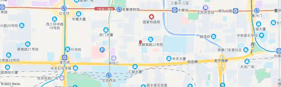 北京北蜂窝路_公交站地图_北京公交_妙搜公交查询2025