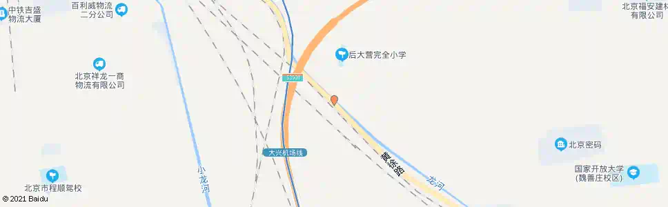 北京后大营_公交站地图_北京公交_妙搜公交查询2025