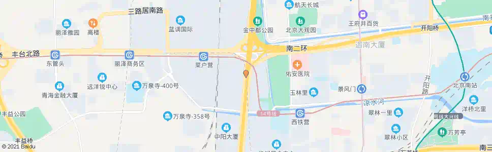 北京菜户营桥南_公交站地图_北京公交_妙搜公交查询2025