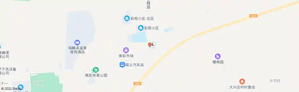 北京南彩小学_公交站地图_北京公交_妙搜公交查询2025