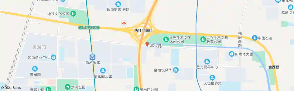 北京双星桥东_公交站地图_北京公交_妙搜公交查询2025