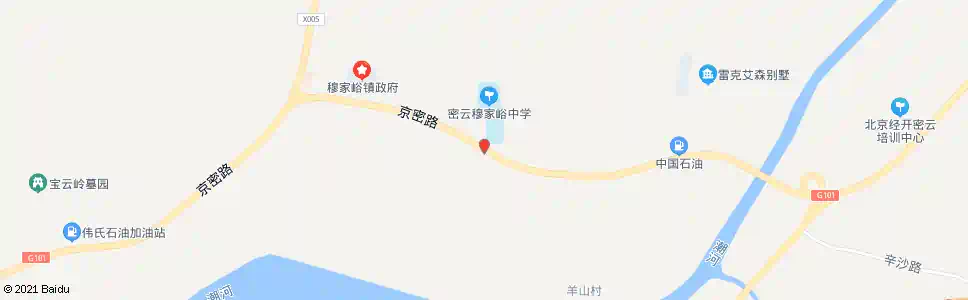 北京穆家峪中学_公交站地图_北京公交_妙搜公交查询2025