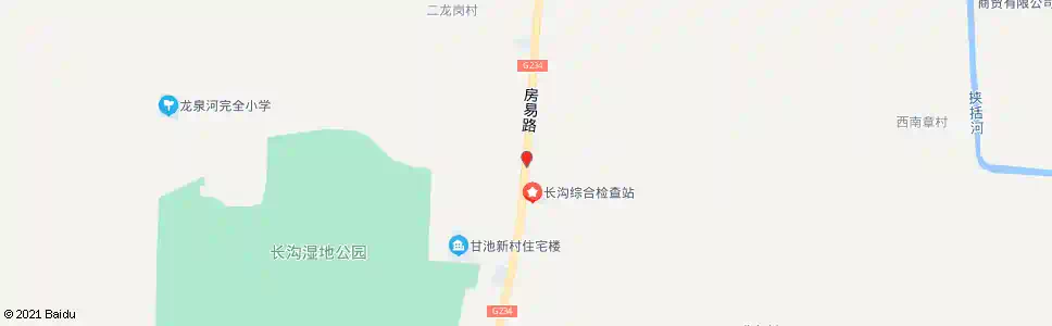 北京长沟检查站北_公交站地图_北京公交_妙搜公交查询2025