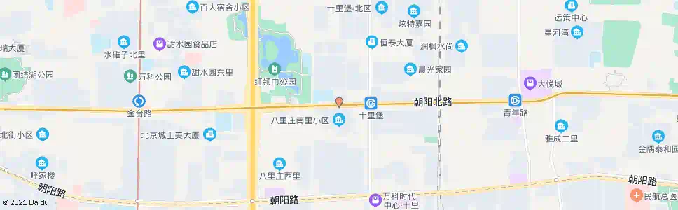 北京南八里庄站_公交站地图_北京公交_妙搜公交查询2025