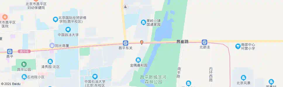 北京菓岭小镇南门_公交站地图_北京公交_妙搜公交查询2025