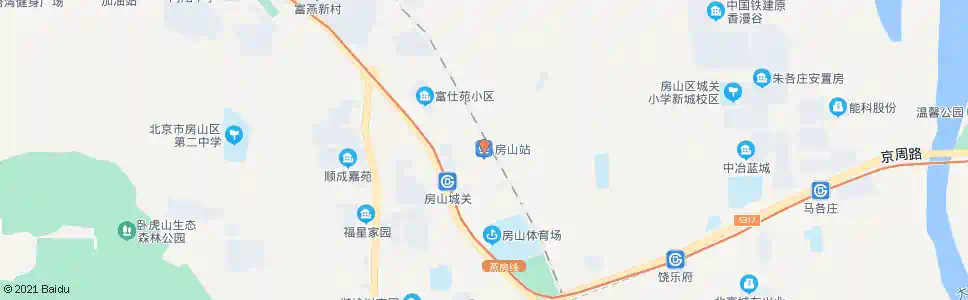 北京房山南街_公交站地图_北京公交_妙搜公交查询2025
