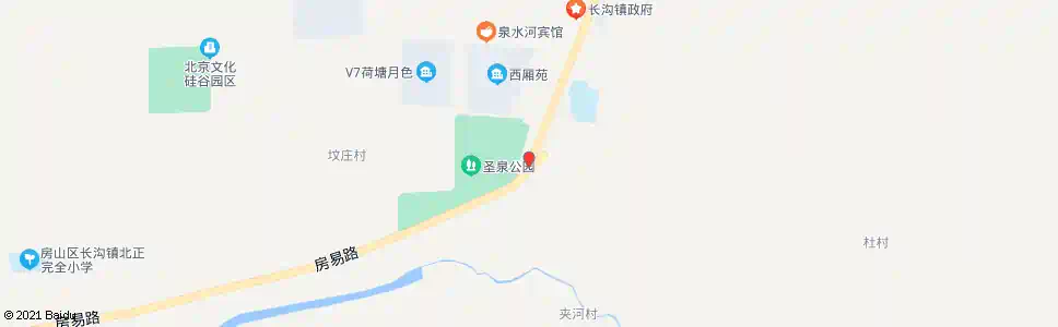 北京长沟_公交站地图_北京公交_妙搜公交查询2025