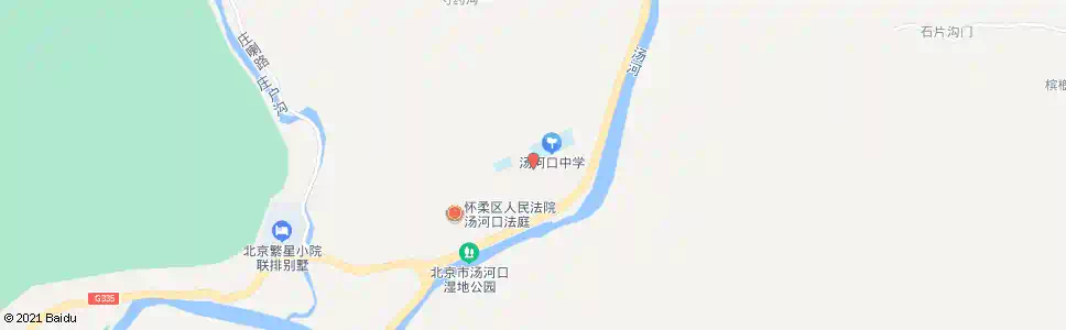 北京汤河口镇政府南_公交站地图_北京公交_妙搜公交查询2025