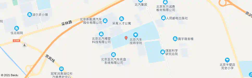 北京采和路_公交站地图_北京公交_妙搜公交查询2025