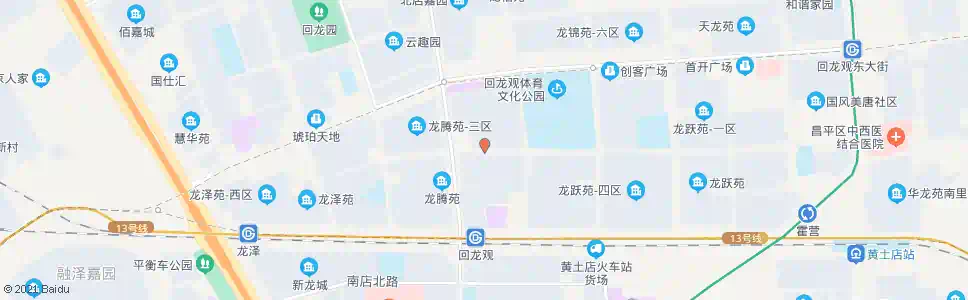 北京龙腾苑二区南门_公交站地图_北京公交_妙搜公交查询2025