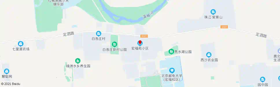 北京宏福苑小区站_公交站地图_北京公交_妙搜公交查询2025