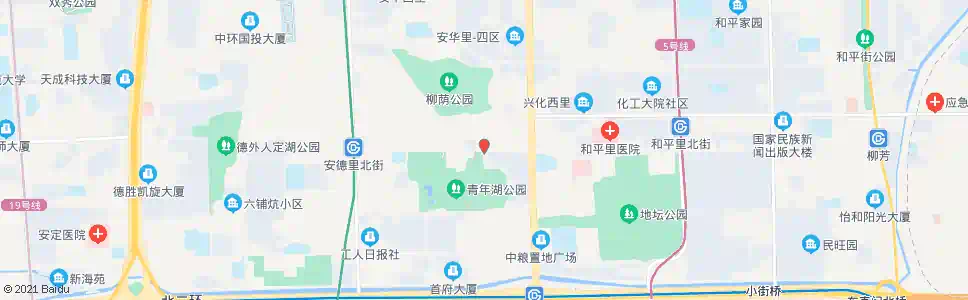 北京青年湖东里_公交站地图_北京公交_妙搜公交查询2025