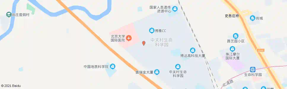 北京生命园路_公交站地图_北京公交_妙搜公交查询2025