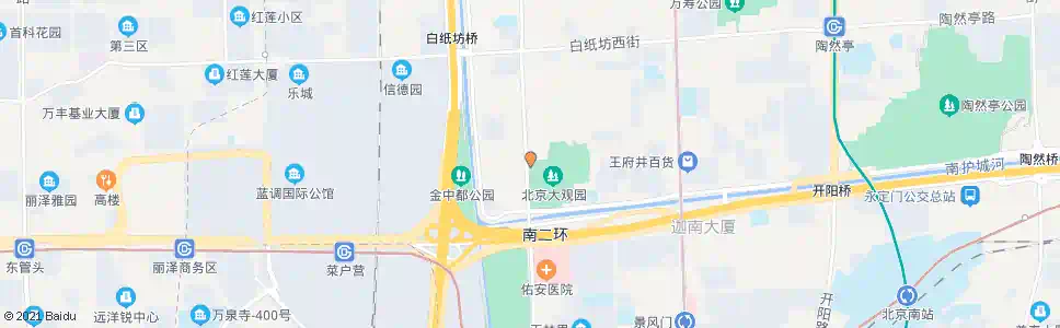 北京大观园西门_公交站地图_北京公交_妙搜公交查询2025